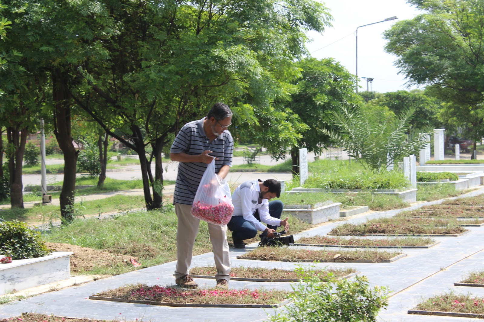 wreath laying